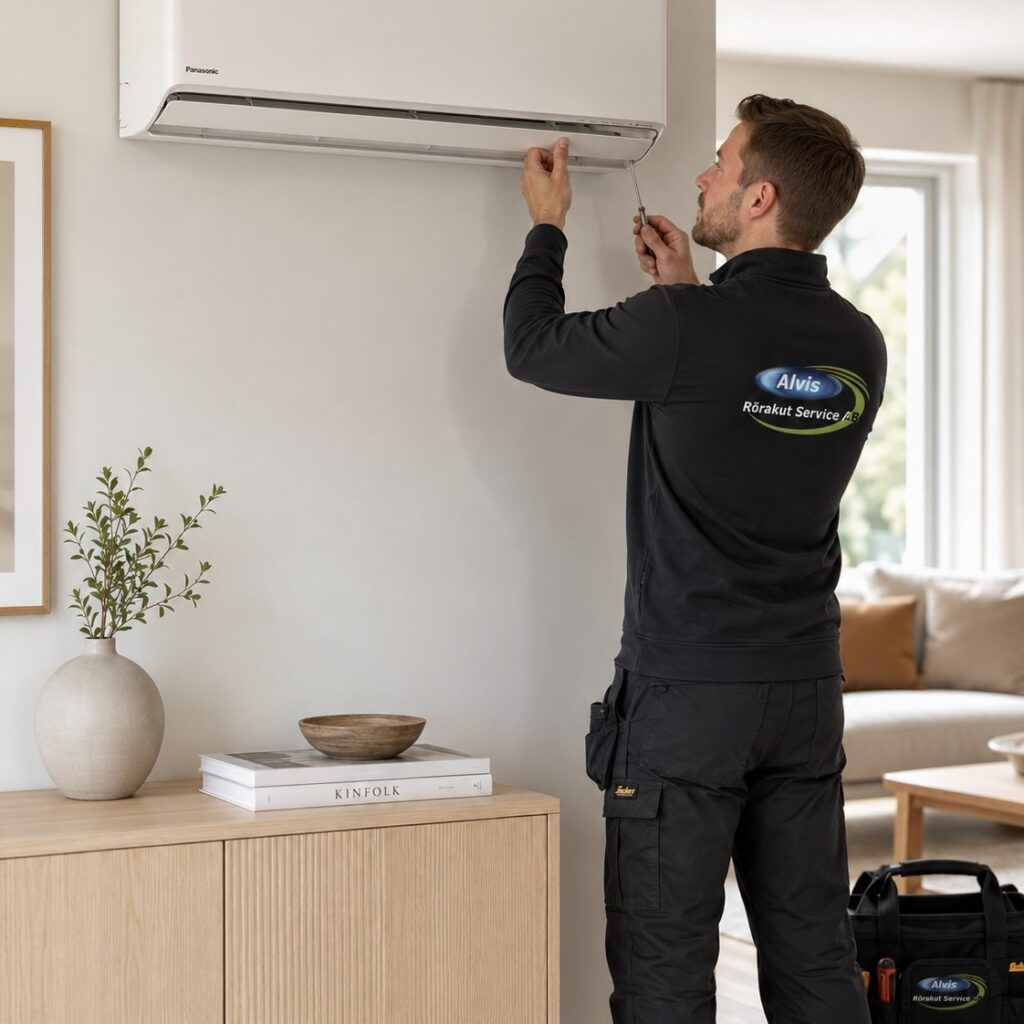 Panasonic luftvärmepump service i Stockholm