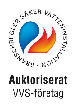 Säker vatten auktoriserat VVS-företag logotyp